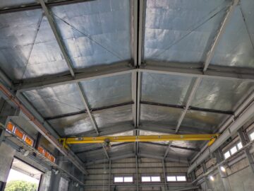 遮熱シートの設置工事